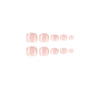 12 Sizes-24 Pcs Press On Nails JP2337
