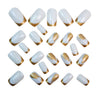 12 Sizes-24 Pcs Press On Nails Y1655