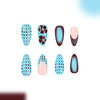 12 Sizes-24 Pcs Press On Nails C1361