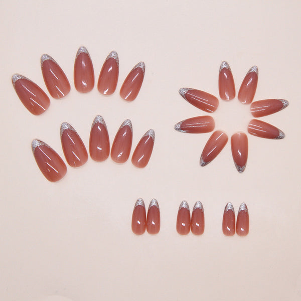 12 Sizes-24 Pcs Press On Nails W2208