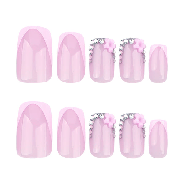 12 Sizes-24 Pcs Press On Nails JP3674