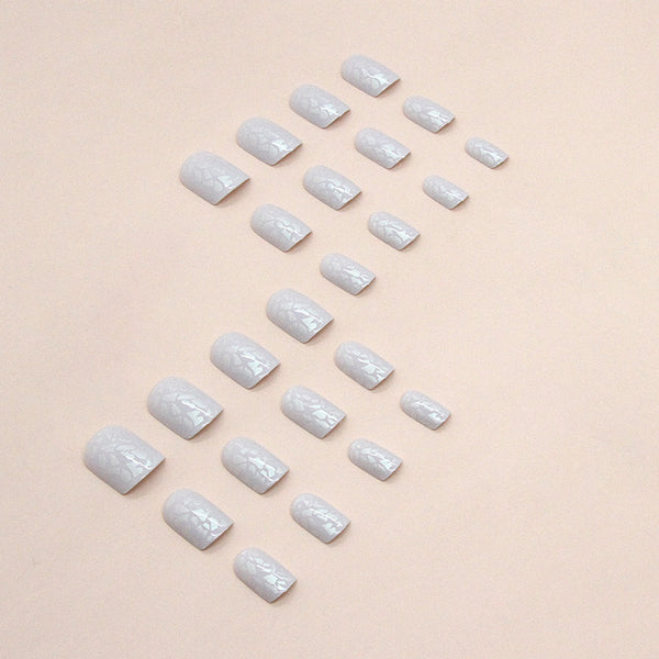 12 Sizes-24 Pcs Press On Nails W1179