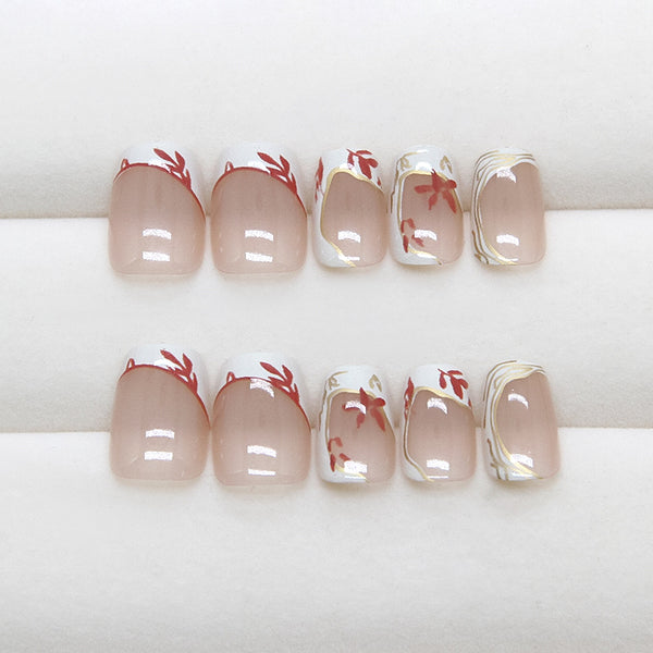 30 Pcs Press On Nails R910
