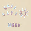 12 Sizes-24 Pcs Press On Nails Y915