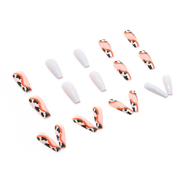 12 Sizes-24 Pcs Press On Nails W173
