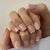 12 Sizes-24 Pcs Press On Nails W1686