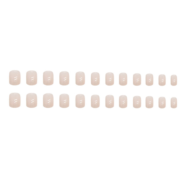 12 Sizes-24 Pcs Press On Nails CF034