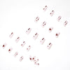 12 Sizes-24 Pcs Press On Nails JP1222
