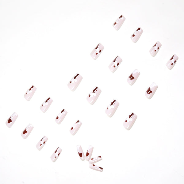 12 Sizes-24 Pcs Press On Nails JP1222