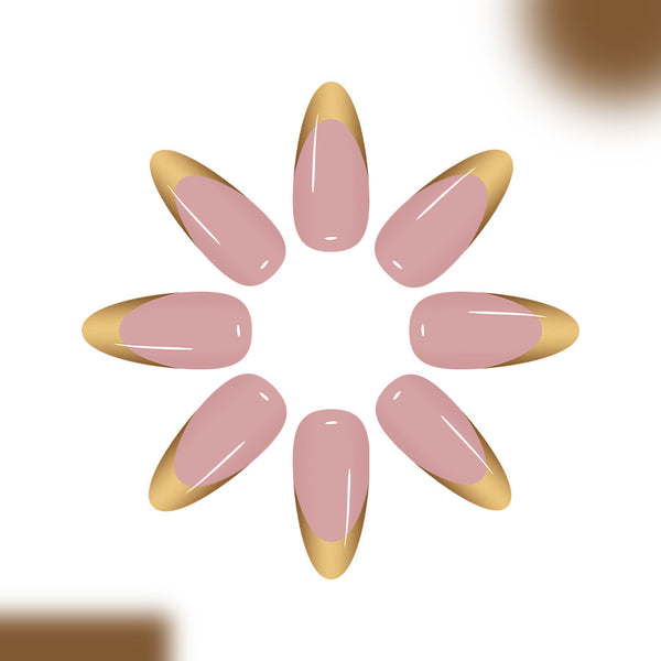 12 Sizes-24 Pcs Press On Nails C1365