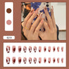 12 Sizes-24 Pcs Press On Nails R201