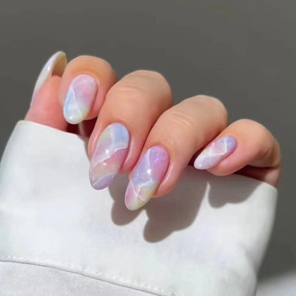 12 Sizes-24 Pcs Press On Nails W1575