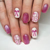 12 Sizes-24 Pcs Press On Nails C838
