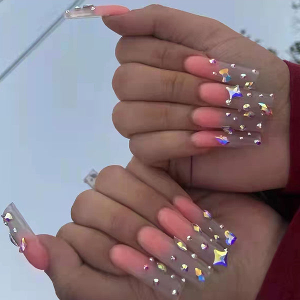 12 Sizes-24 Pcs Press On Nails Z176