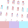 12 Sizes-24 Pcs Press On Nails JP2486