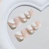 12 Sizes-24 Pcs Press On Nails R944