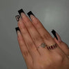 12 Sizes-24 Pcs Press On Nails W343