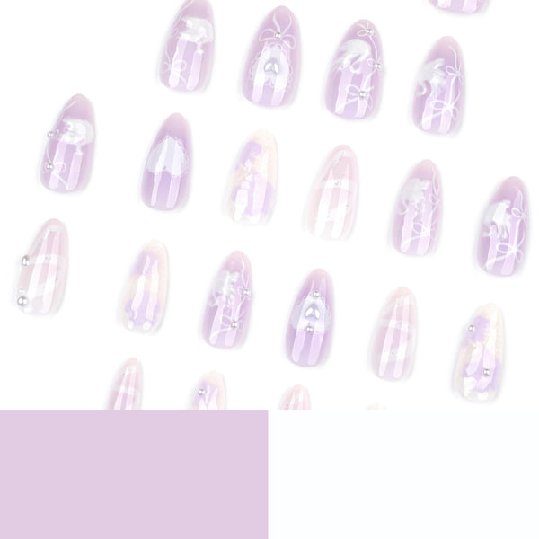 12 Sizes-24 Pcs Press On Nails JP3886