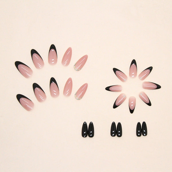 12 Sizes-24 Pcs Press On Nails Z586