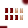 12 Sizes-24 Pcs Press On Nails C1228