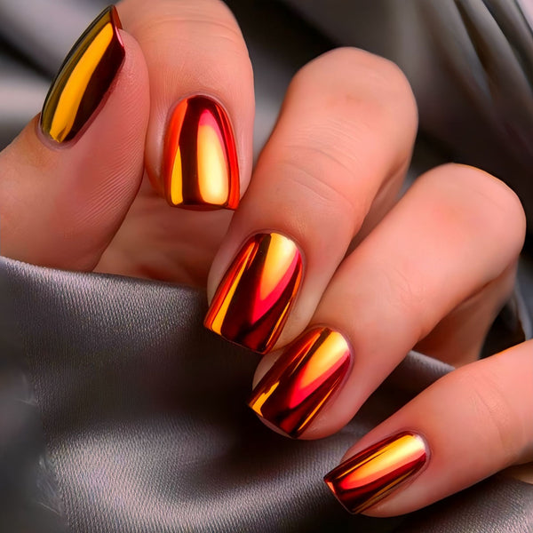 12 Sizes-24 Pcs Press On Nails Y1468