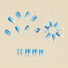 12 Sizes-24 Pcs Press On Nails Y1190