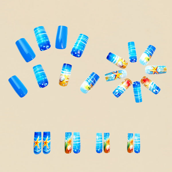 12 Sizes-24 Pcs Press On Nails Y872