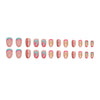 12 Sizes-24 Pcs Press On Nails W1126