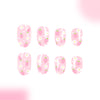 12 Sizes-24 Pcs Press On Nails C495