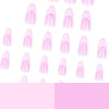 12 Sizes-24 Pcs Press On Nails JP3331