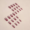 12 Sizes-24 Pcs Press On Nails W1332