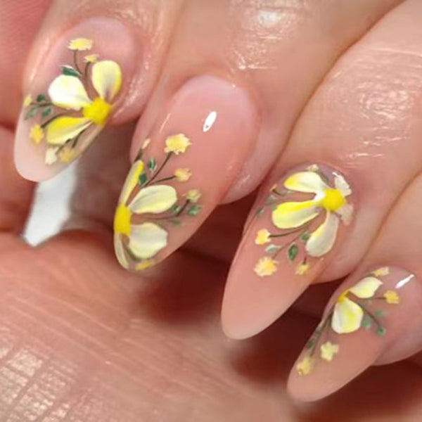 12 Sizes-24 Pcs Press On Nails W1937