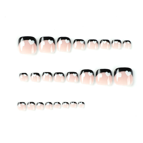 12 Sizes-24 Pcs Press On Nails JP2440