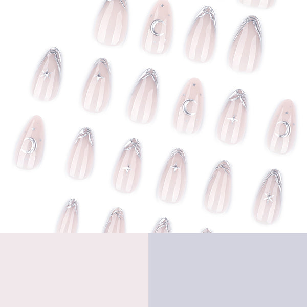 12 Sizes-24 Pcs Press On Nails JP4277