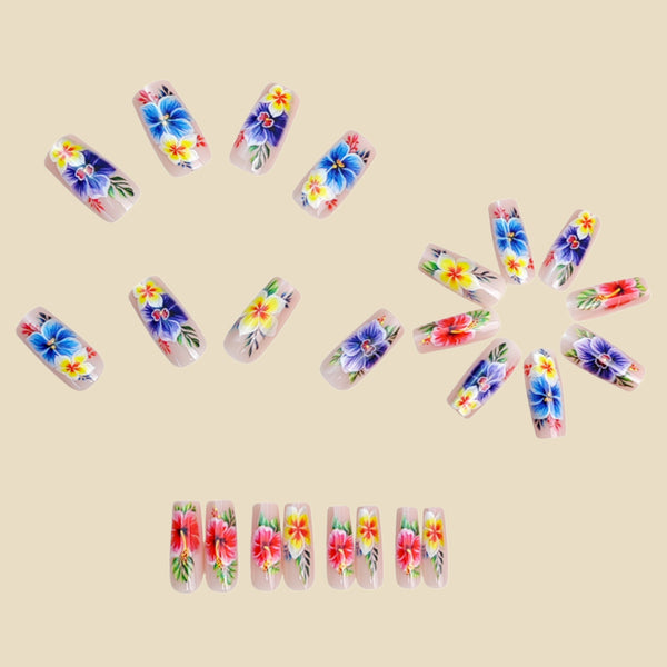 12 Sizes-24 Pcs Press On Nails y2088-24
