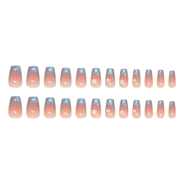12 Sizes-24 Pcs Press On Nails MY089