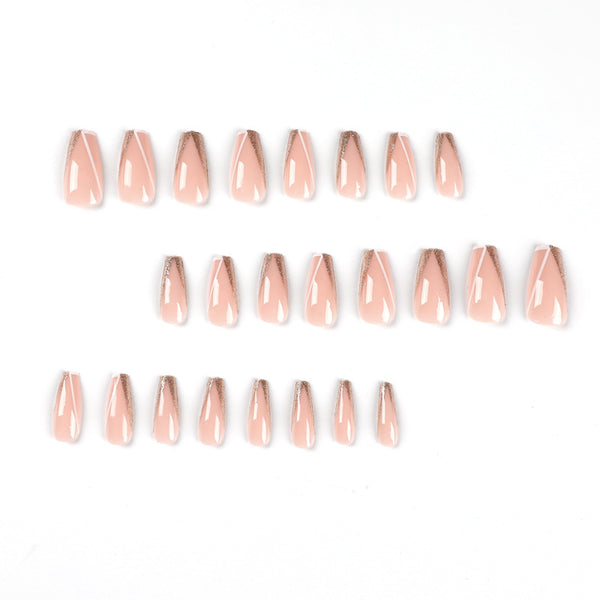 12 Sizes-24 Pcs Press On Nails JP2284