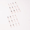 12 Sizes-24 Pcs Press On Nails JP1402