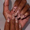 12 Sizes-24 Pcs Press On Nails W1749