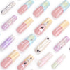 12 Sizes-24 Pcs Press On Nails JP3126