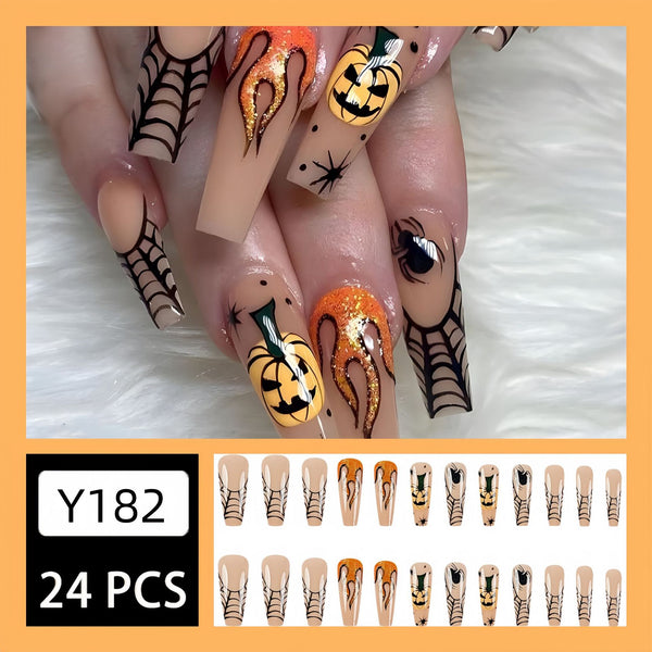 12 Sizes-24 Pcs Press On Nails Y088