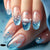 12 Sizes-24 Pcs Press On Nails Y1073