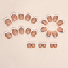 12 Sizes-24 Pcs Press On Nails W1347