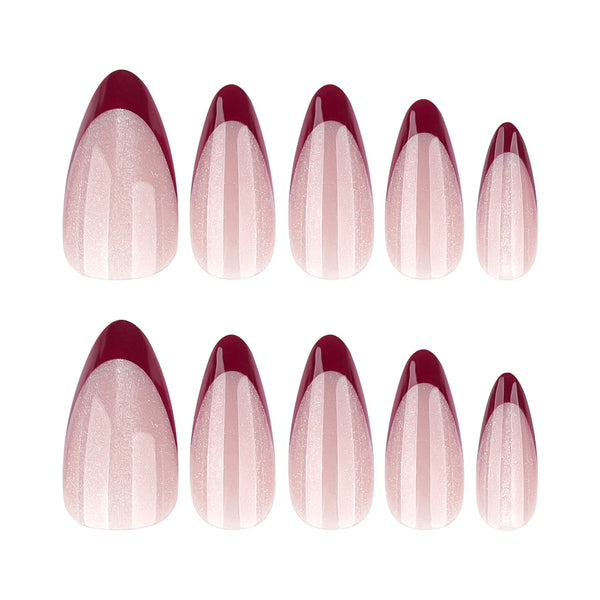 12 Sizes-24 Pcs Press On Nails JP3985