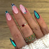 12 Sizes-24 Pcs Press On Nails JP3462