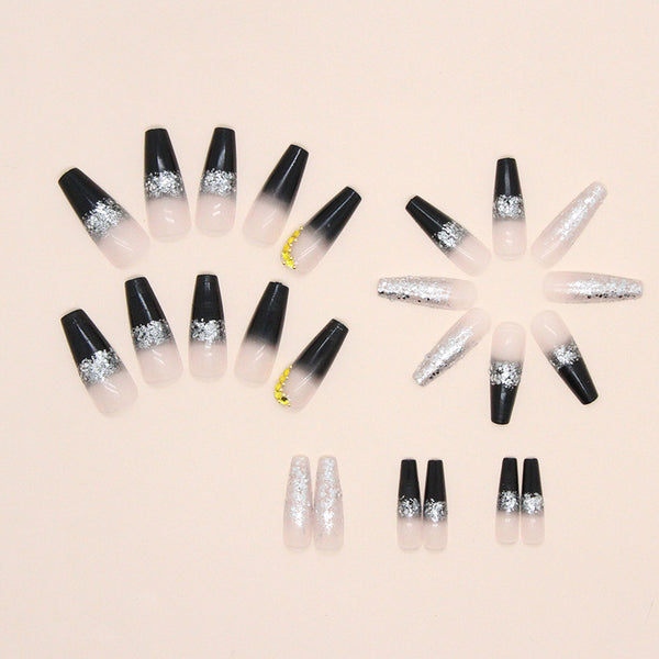 12 Sizes-24 Pcs Press On Nails Z706