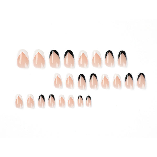 12 Sizes-24 Pcs Press On Nails JP1818