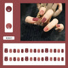 12 Sizes-24 Pcs Press On Nails R881