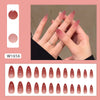12 Sizes-24 Pcs Press On Nails W1656