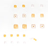 12 Sizes-24 Pcs Press On Nails JP1175